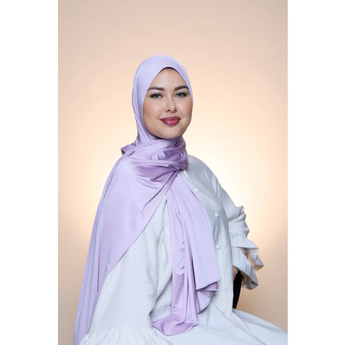 Hijab Premium Satin  Mae  Thistle