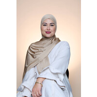 Hijab Premium Satin  Mae Nude