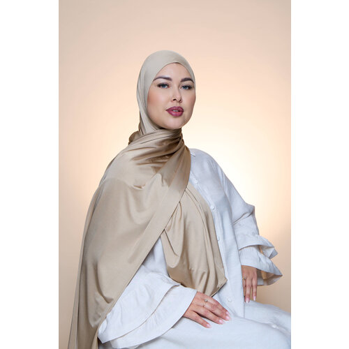 Hijab Premium Satin  Mae Nude Hijab Premium Satin  Mae Nude