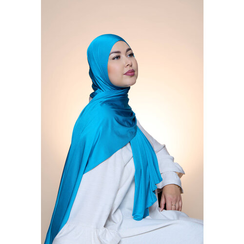 Hijab Premium Satin  Mae  Sky Blue