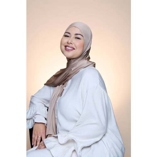 Hijab Premium Satin  Mae Smoke Gray Hijab Premium Satin  Mae Smoke Gray
