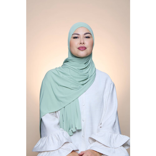 Premium Jersey Hijab Fin - Dark Latte