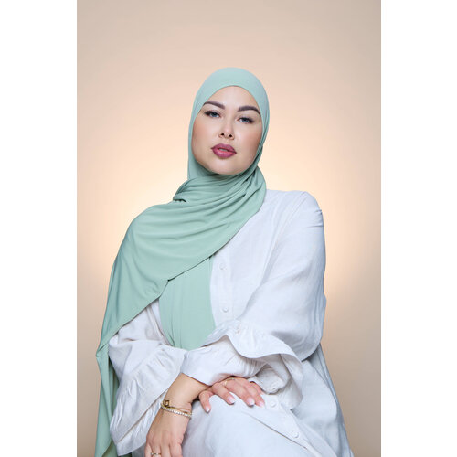 Premium Jersey Hijab Fin - Dark Latte