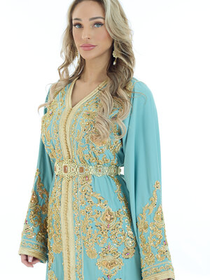 Caftan Souhaila Mintgreen
