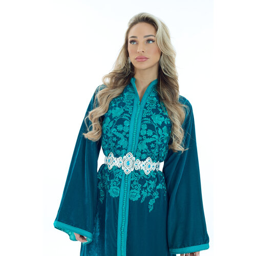 Caftan Amara Blue Petrol Caftan Amara Blue Petrol
