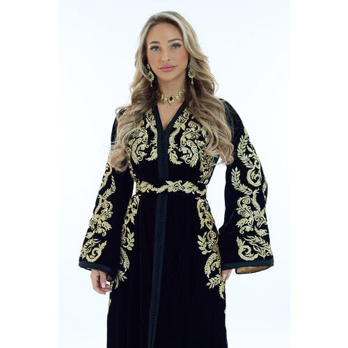 Caftan Nisma Black Caftan Nisma Black