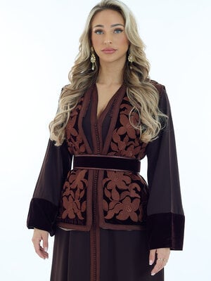 Caftan Solana Brown