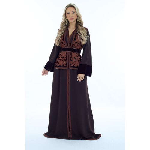 Caftan Solana Brown