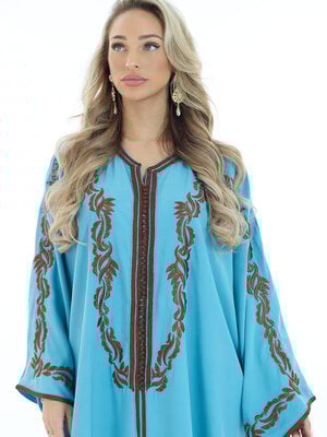 Caftan Bouchra Blue