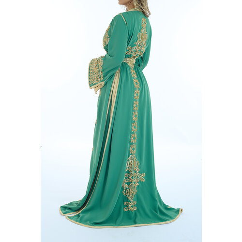 Exclusieve Caftan Nima Green