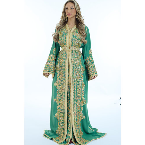 Exclusieve Caftan Nima Green
