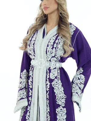 Exclusieve Caftan Nima Purple