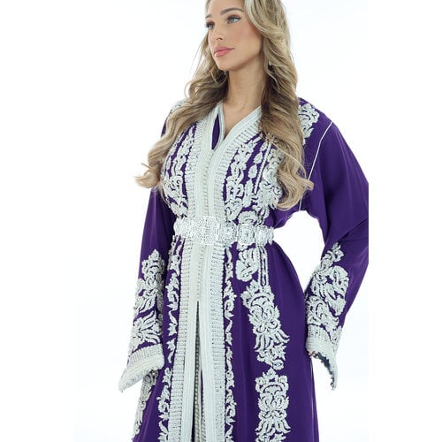 Exclusieve Caftan Nima Purple
