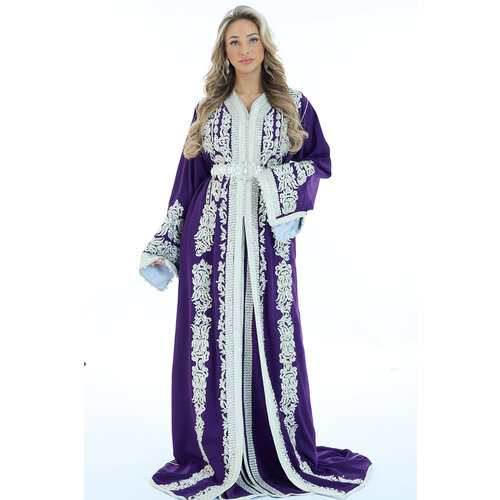 Exclusieve Caftan Nima Purple