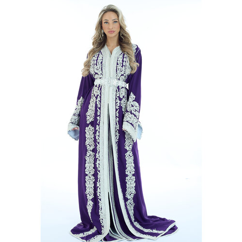 Exclusieve Caftan Nima Purple