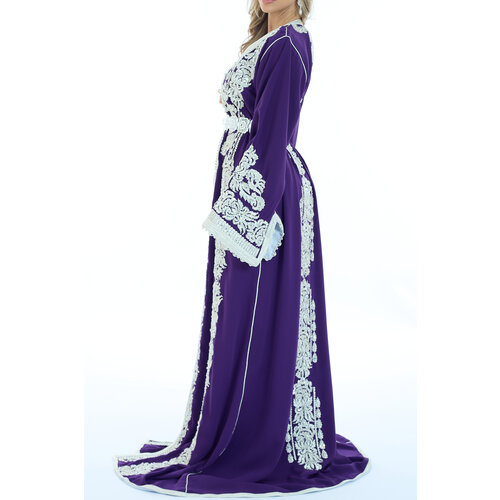 Exclusieve Caftan Nima Purple