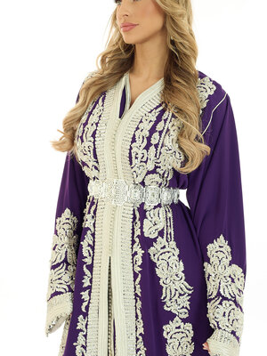 Exclusieve Caftan Nima Purple