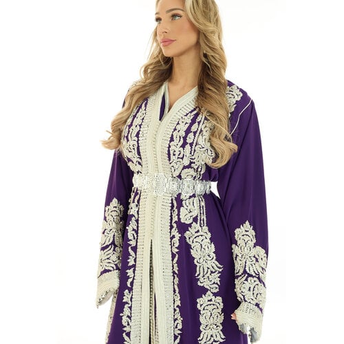Exclusieve Caftan Nima Purple