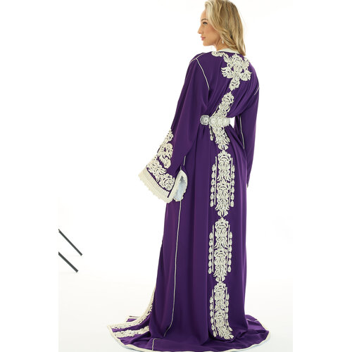 Exclusieve Caftan Nima Purple Exclusieve Caftan Nima Purple