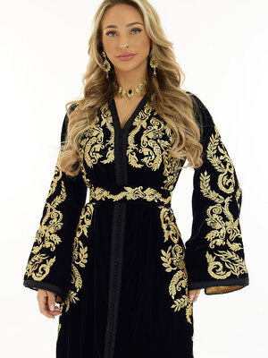 Caftan Nisma Black Caftan Nisma Black