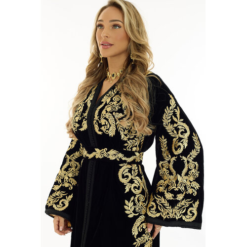 Caftan Nisma Black Caftan Nisma Black