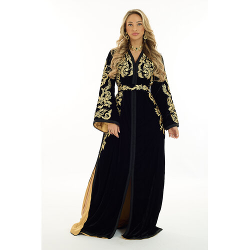 Caftan Nisma Black Caftan Nisma Black