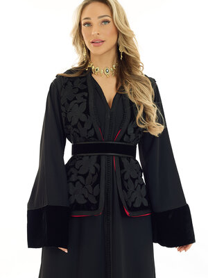 Caftan Solana Black Caftan Solana Black