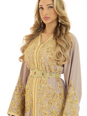 Caftan Souhaila Nude Caftan Souhaila Nude
