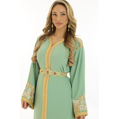Caftan Zahra Darkseagreen Caftan Zahra Darkseagreen