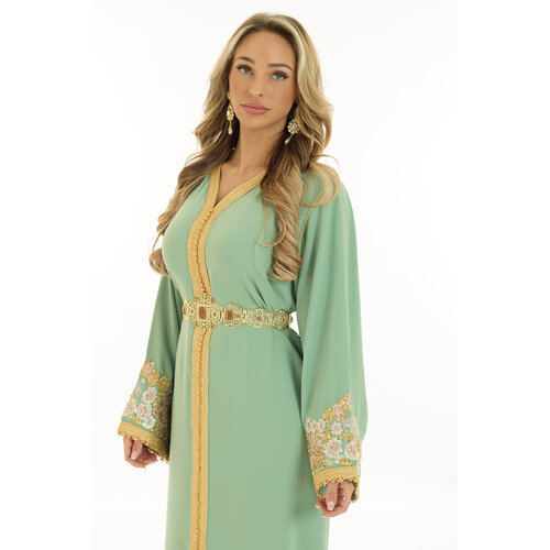 Caftan Zahra Darkseagreen Caftan Zahra Darkseagreen