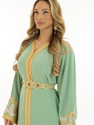 Caftan Zahra Darkseagreen Caftan Zahra Darkseagreen