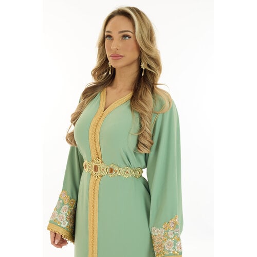 Caftan Zahra Darkseagreen Caftan Zahra Darkseagreen