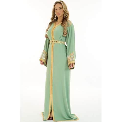 Caftan Zahra Darkseagreen Caftan Zahra Darkseagreen