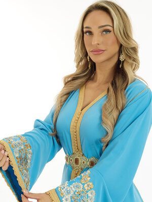 Caftan Zahra Blue Caftan Zahra Blue