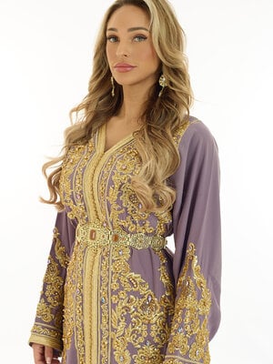 Caftan Souhaila Violet Caftan Souhaila Violet