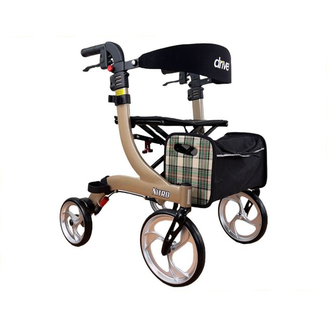 cap Verkeerd Pennenvriend Rollator Nitro Medium | Drive Nitro Rollator kopen? | Lichtgewicht -  DeZorgFirma