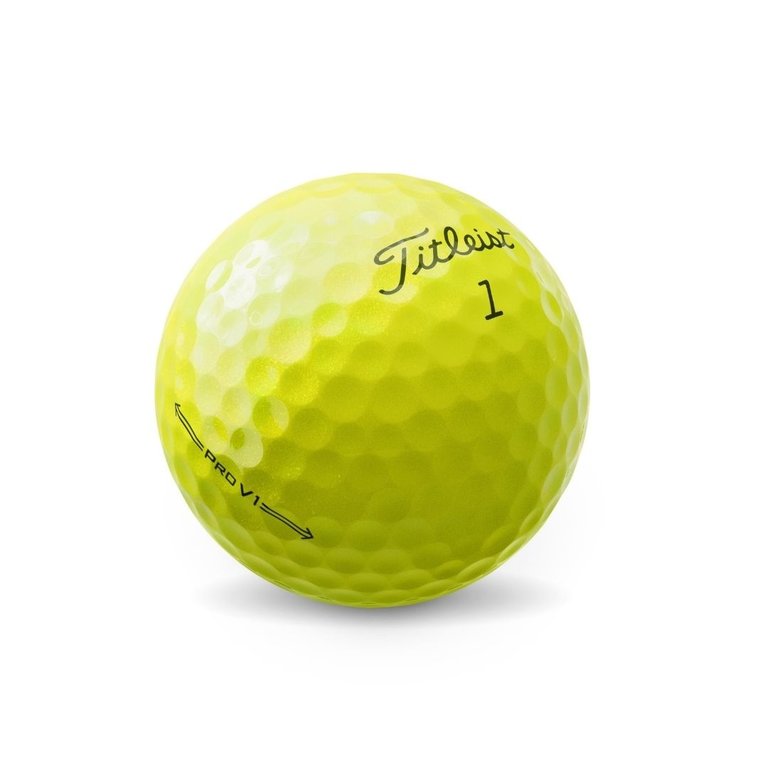 Titleist Pro V1 Balls Yellow