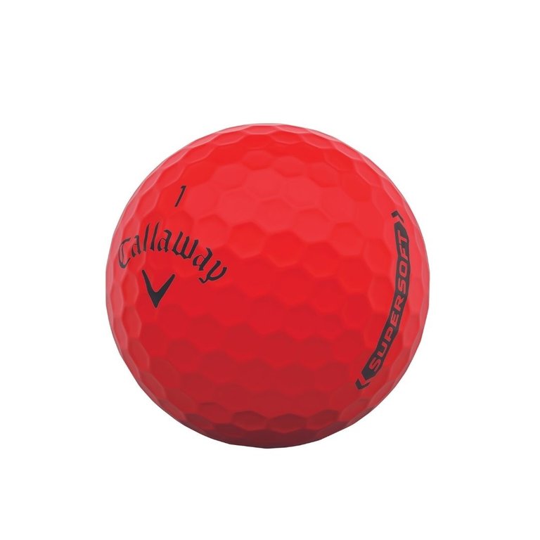 Callaway Supersoft Balls Matte Red