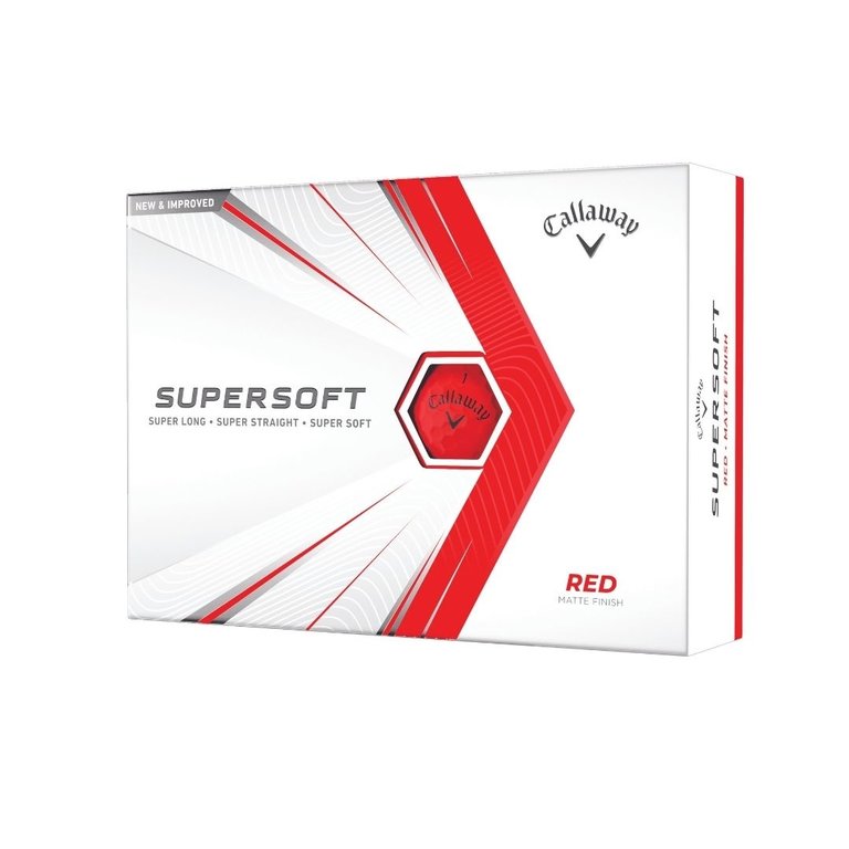 Callaway Supersoft Balls Matte Red