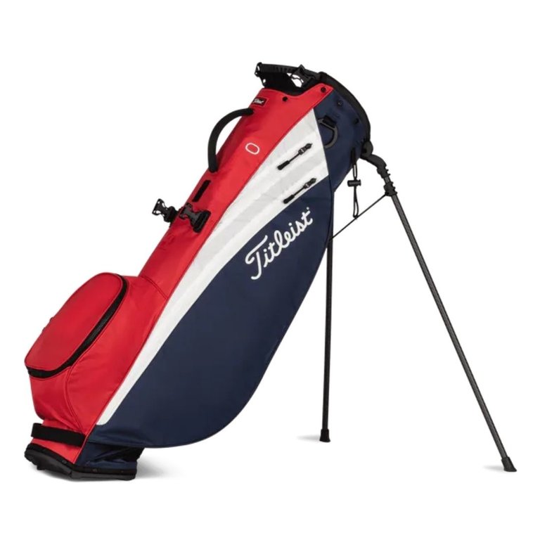 Titleist Players 4 Carbon Stand Bag Navy/White/Red