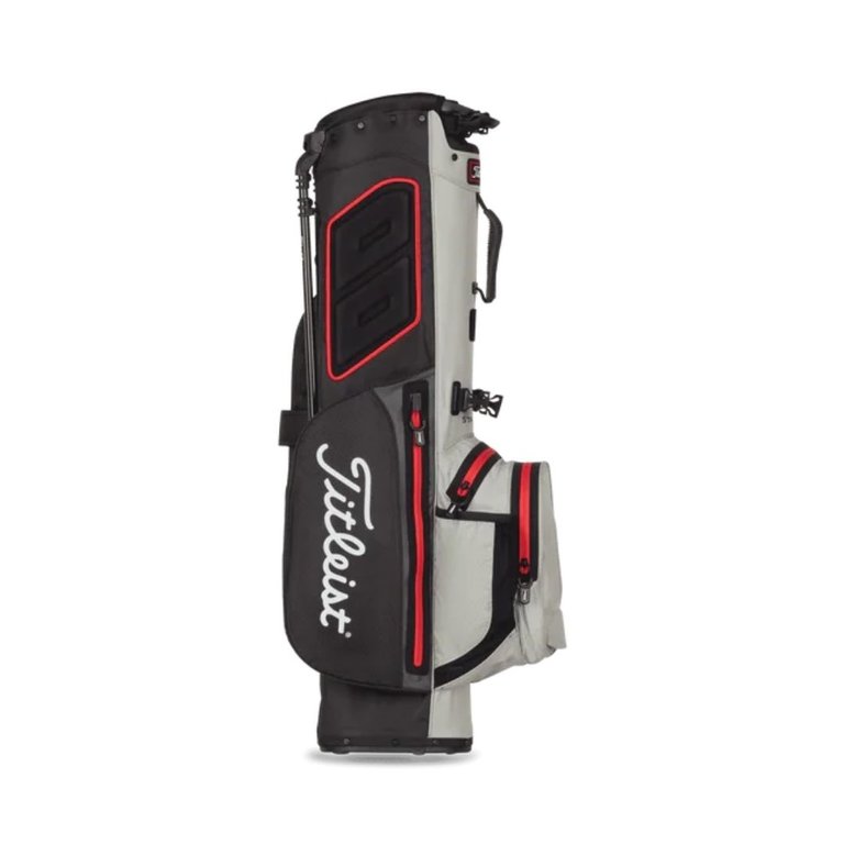 Titleist Players 4 StaDry Stand Bag Black/Grey/Red