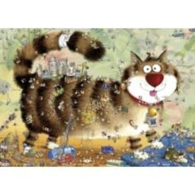 Marino Degano - Cat's Life, Puzzle 1000 pieces