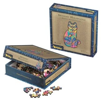 Artefakt Kat  - Houten Puzzel, 161 stukjes