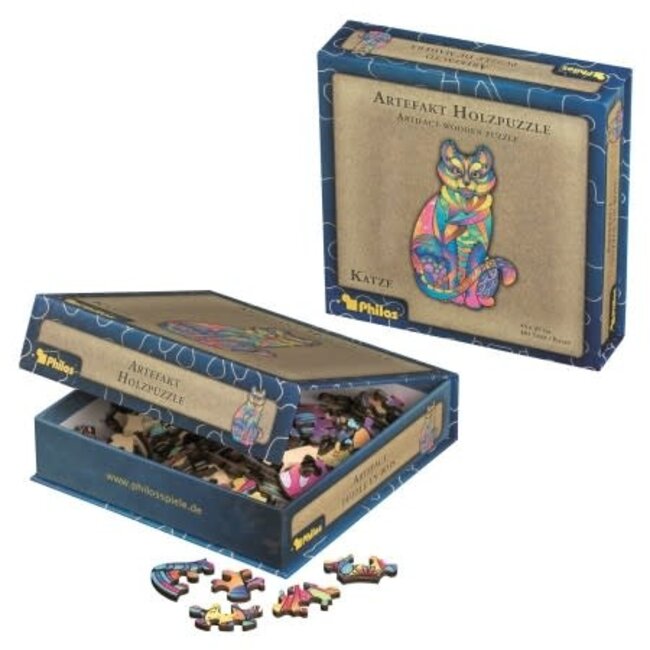 Artifact Cat - Wooden Puzzle, 161 pieces