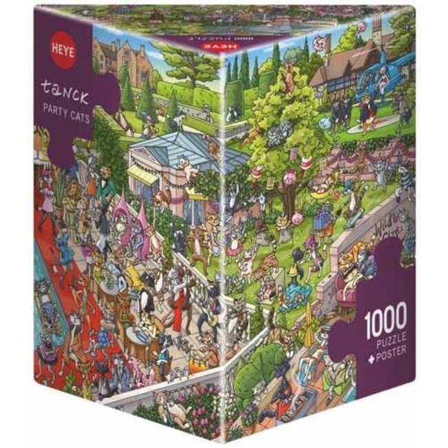 Heye Tanck - Party Cats, Puzzle 1000 pieces