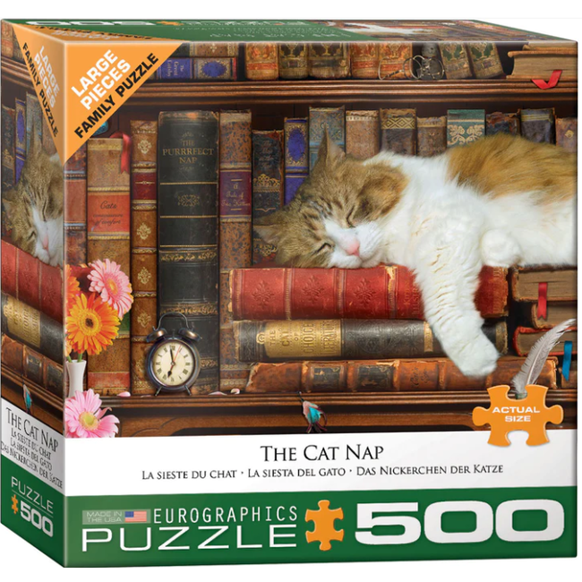The Cat Nap - Puzzel 500 XL stukjes