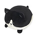 Balvi Kussen Kitty Frac - Zwart & Wit