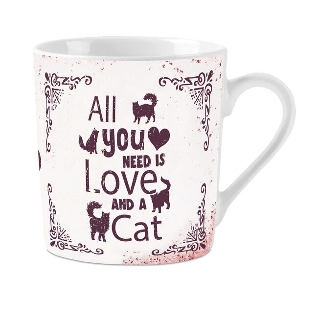 All You Need is Love And A Cat - Mug
