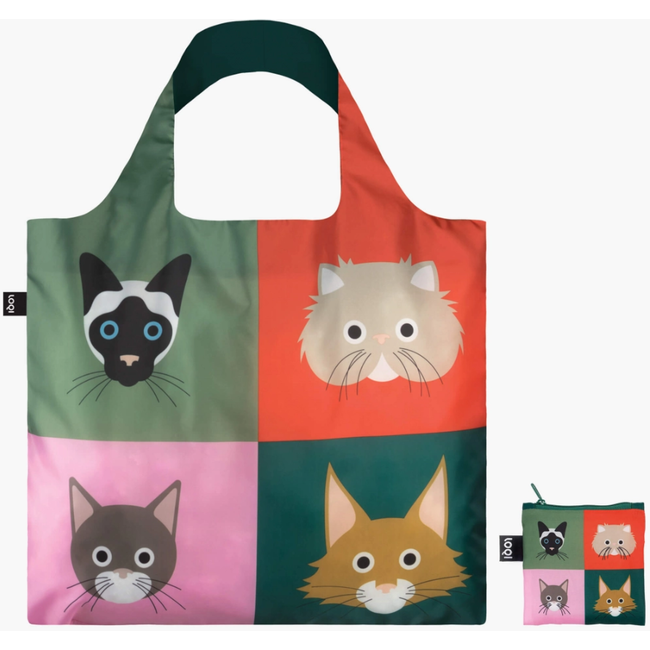 LOQI - Cats Recycled Bag