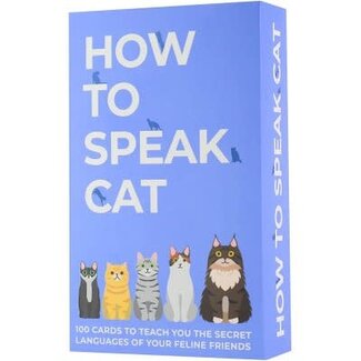 Gift Republic How to Speak Cat - 100 Knowledge Cards